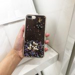 Wholesale iPhone 8 Plus / 7 Plus 3D Deer Crystal Diamond Shiny Case (Smoke)